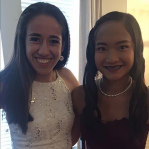 White and Gold Bodycon